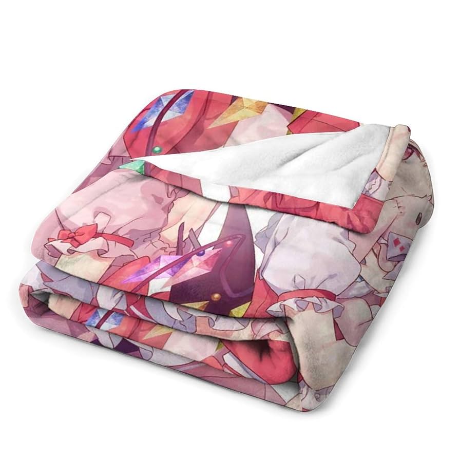 東方グッズ キャラメルクランチ レミリア フラン 特大ブランケット Amazon.co.jp: 東方グッズ キャラメルクランチ レミリア フラン